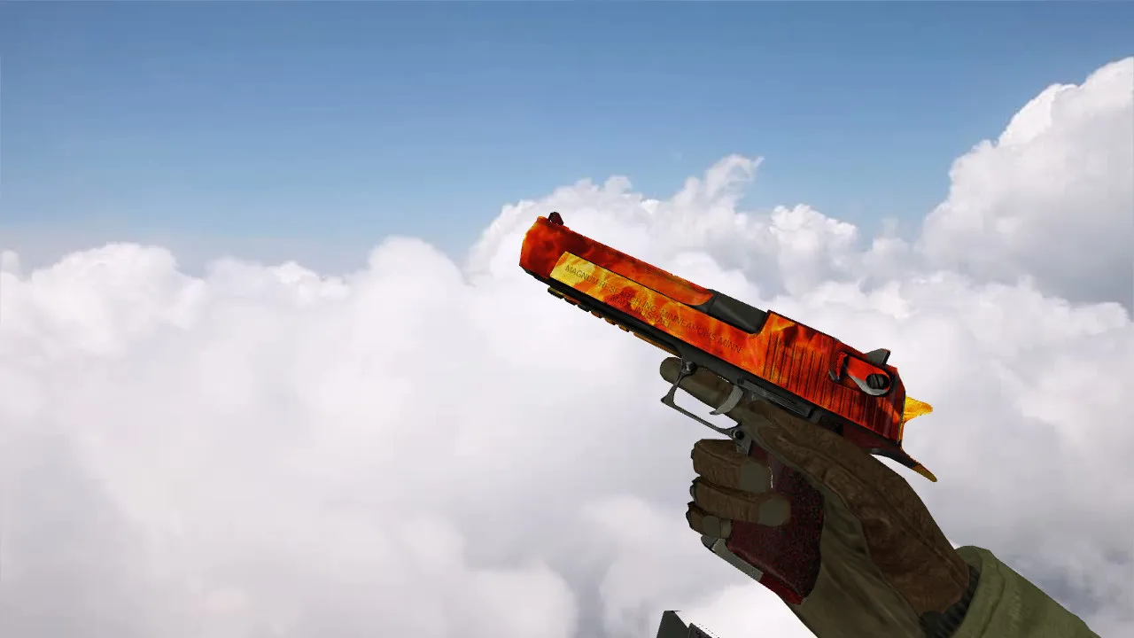 Скачать Модель «Deagle Fire» для CS 1.6 | Уникальный скин и анимация - Скриншот
