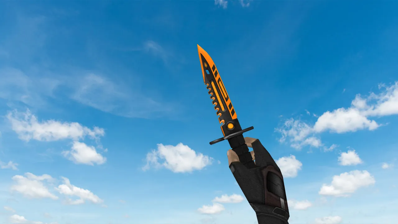 Скачать Модель ножа M9 Bayonet Mechanism для CS 1.6: v_ p_ w_ модели, звуки, анимация осмотра - Скриншот
