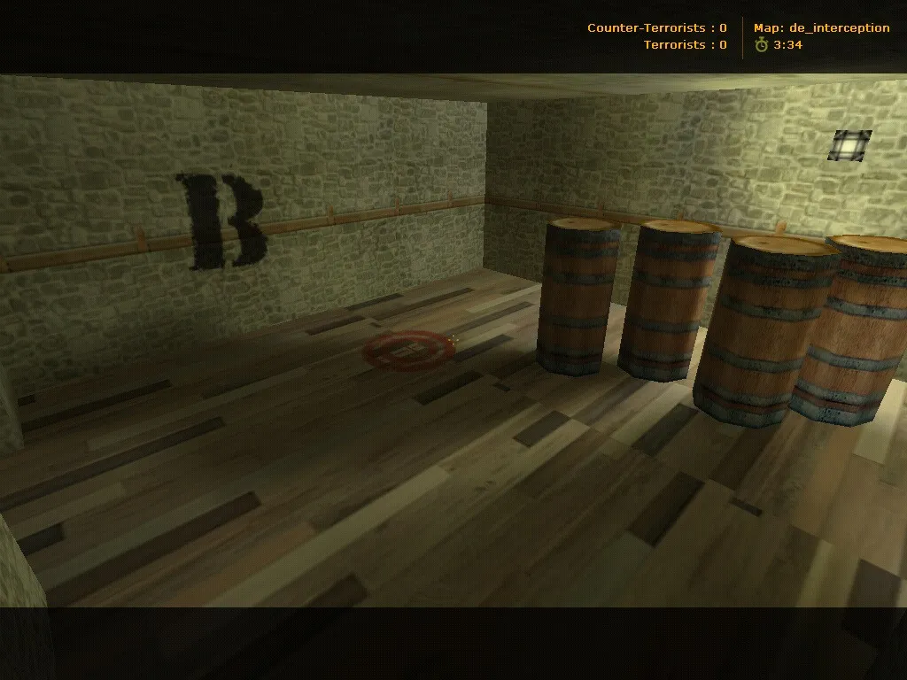 Карта de_interception для Counter-Strike 1.6: Тактический анализ и особенности — скриншот 6