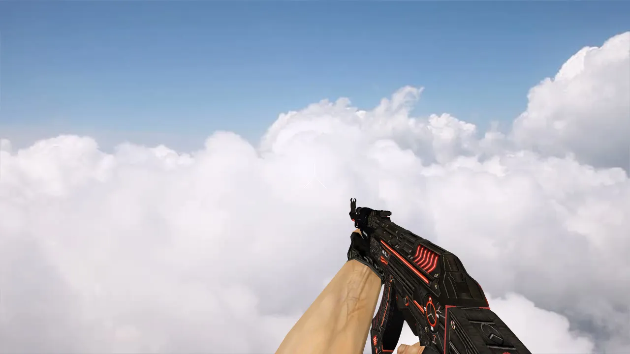 Модель AK-47 Aviator для CS 1.6 - Качественные текстуры и анимация — скриншот 4