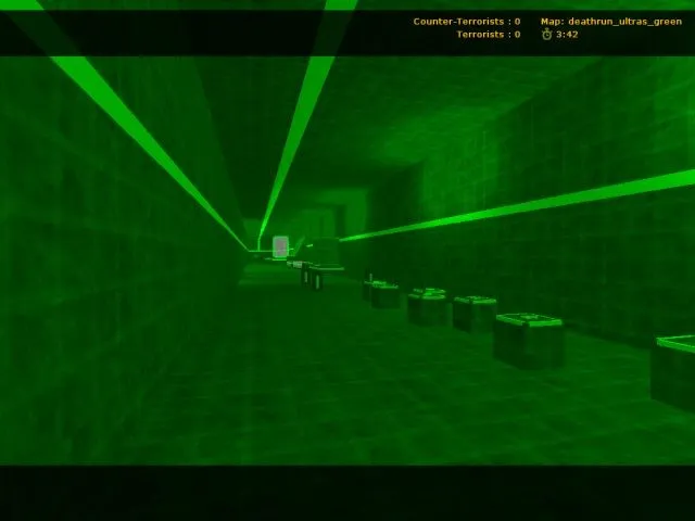 Скачать deathrun_all_green для CS 1.6: баланс, точки, .nav для ботов и оптимизация карты - Скриншот