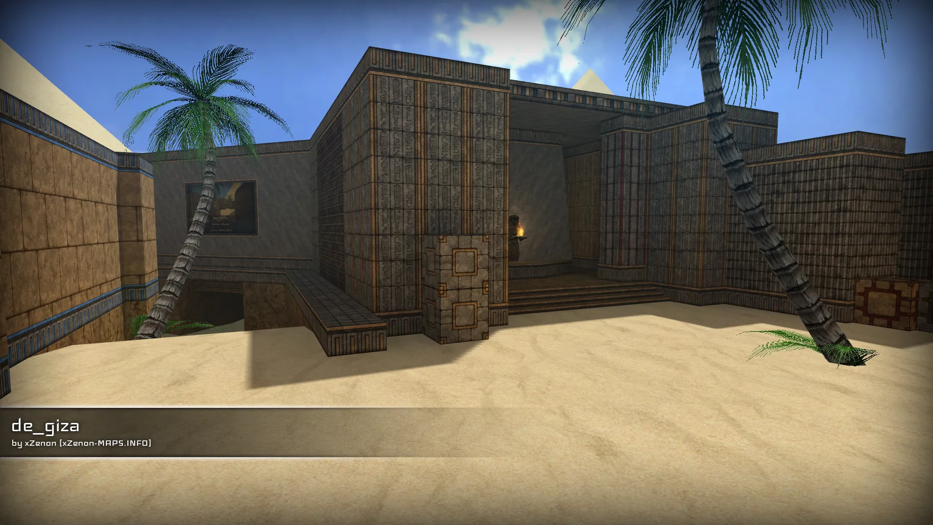de_giza_b3 карта для CS 1.6: баланс сторон, точки, .nav для ботов, оптимизация wpoly/epoly — скриншот 12