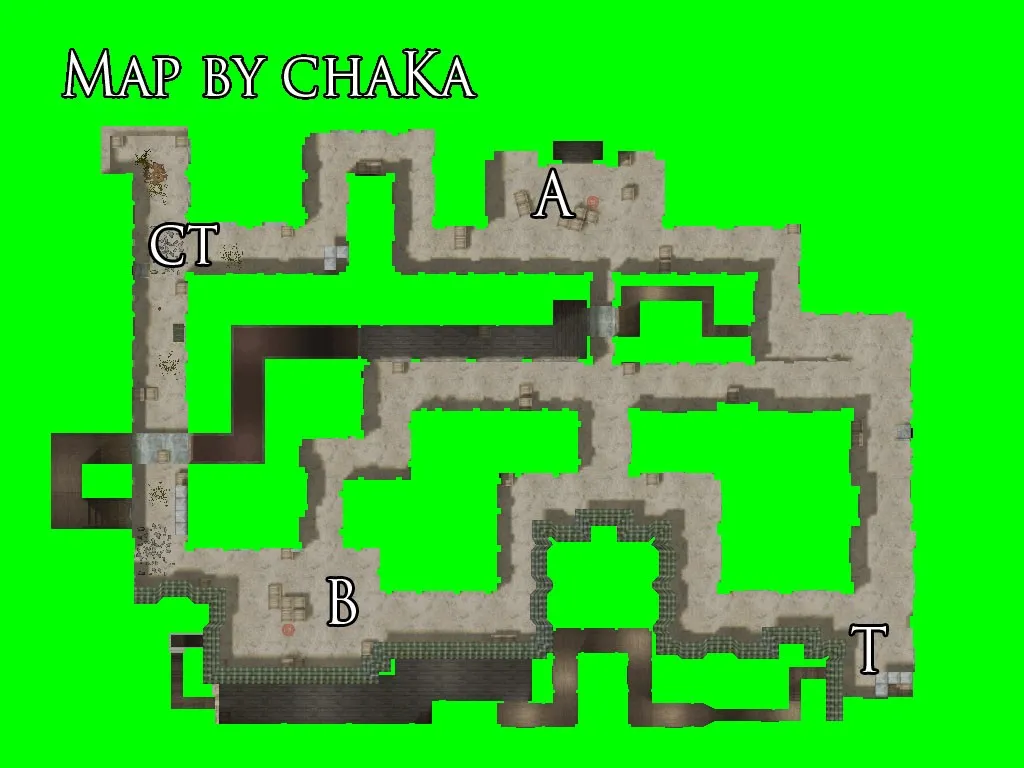 Скачать de_goodluck карта для CS 1.6: точки, раунды, .nav и оптимизация wpoly/epoly - Скриншот