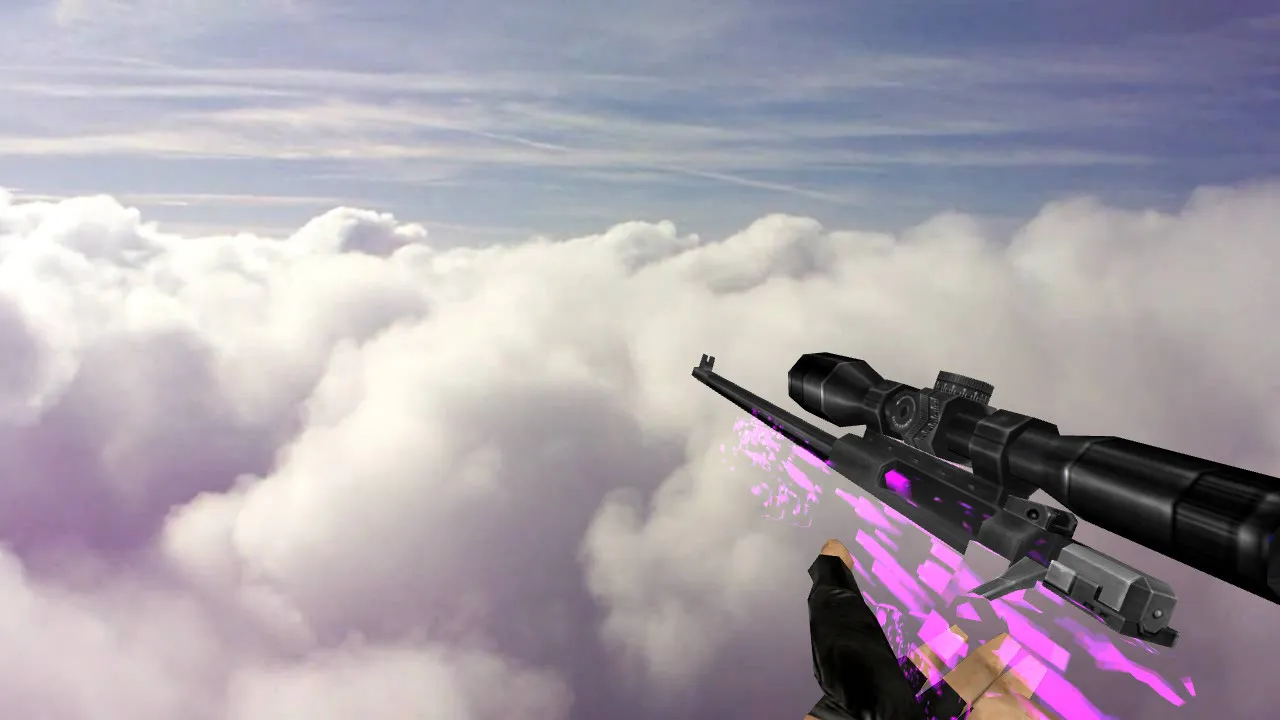 Скачать Модель «Default AWP Rave» для CS 1.6 - Качество и Точность - Скриншот
