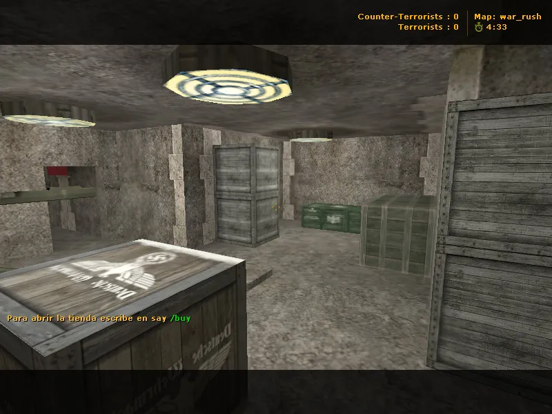 Карта «war_rush» для CS 1.6: тактические особенности и оптимизация — скриншот 9