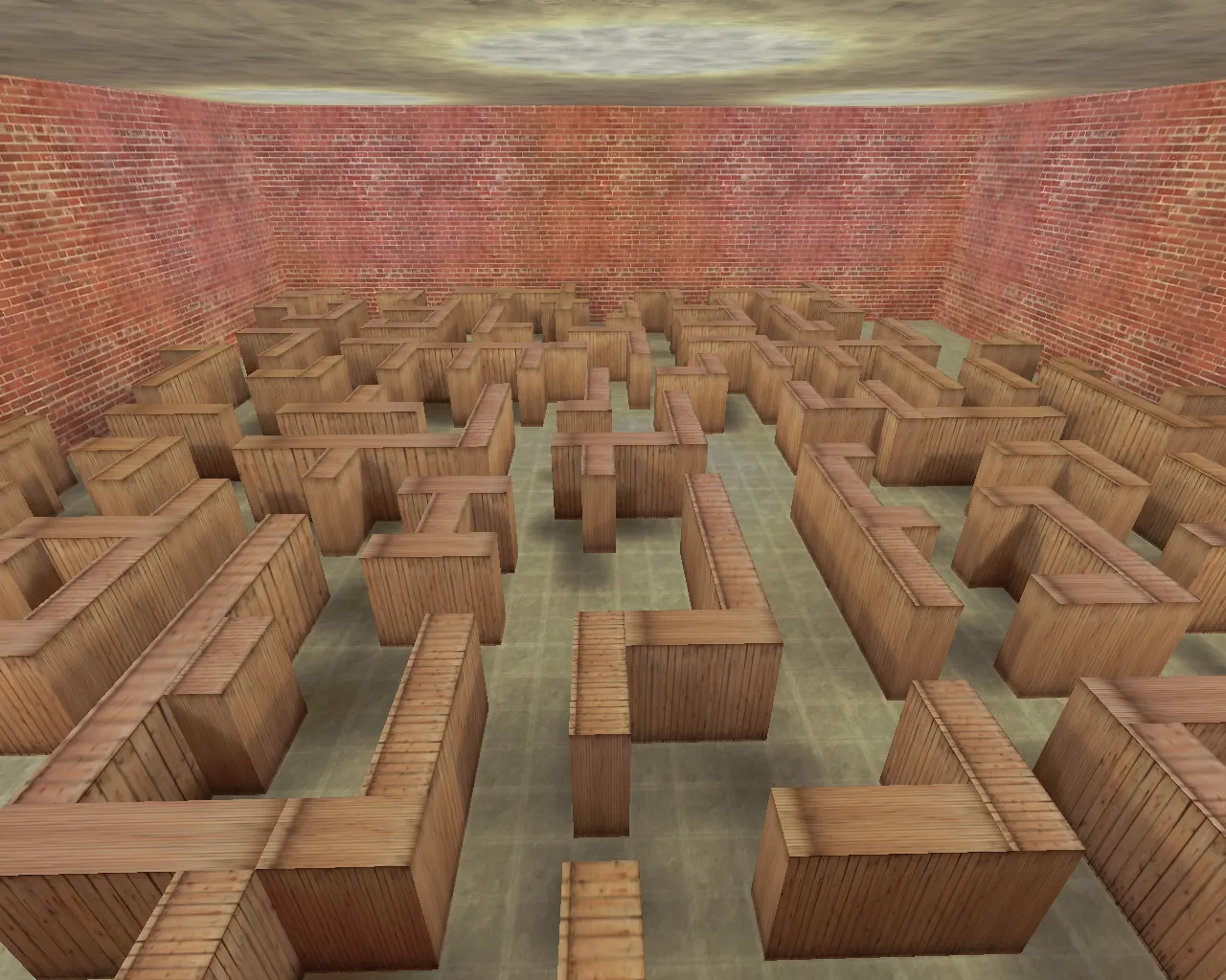 Скачать Карта fy_maze_original для CS 1.6: лабиринт, точки под бои, .nav для ботов и оптимизация - Скриншот