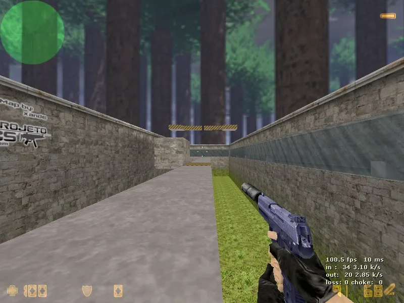 Скачать deathrun_projetocs2 для CS 1.6: маршрут ловушек, баланс сторон и настройки ботов - Скриншот