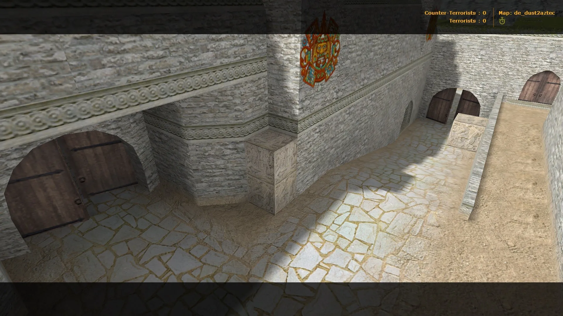 de_dust2aztec для CS 1.6: обзор карты, точки под Т/CT, .nav и оптимизация wpoly/epoly — скриншот 9