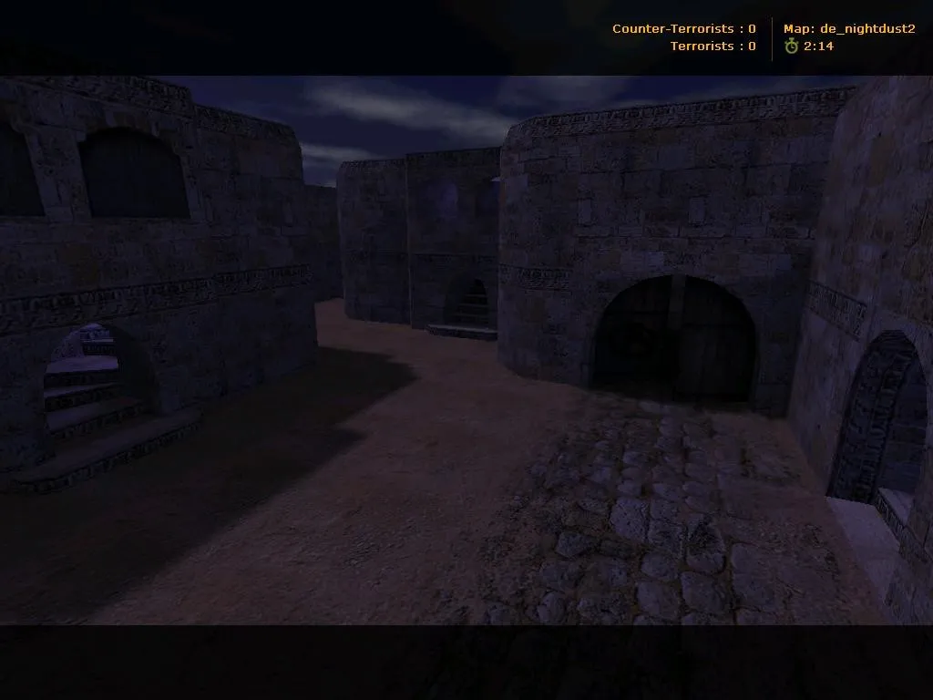 Скачать Карта de_nightdust2 для CS 1.6 - Технические детали и тактика - Скриншот