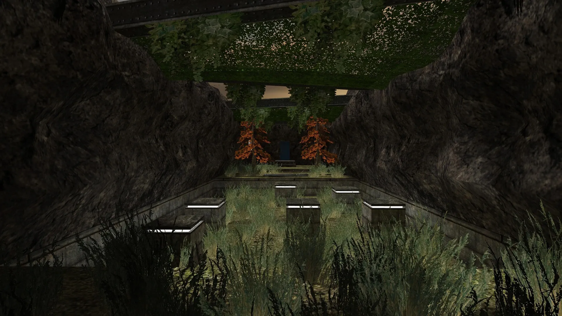 Скачать deathrun_clr_abandoned для CS 1.6: карта Deathrun, точки, маршруты, .nav для ботов и оптимизация - Скриншот