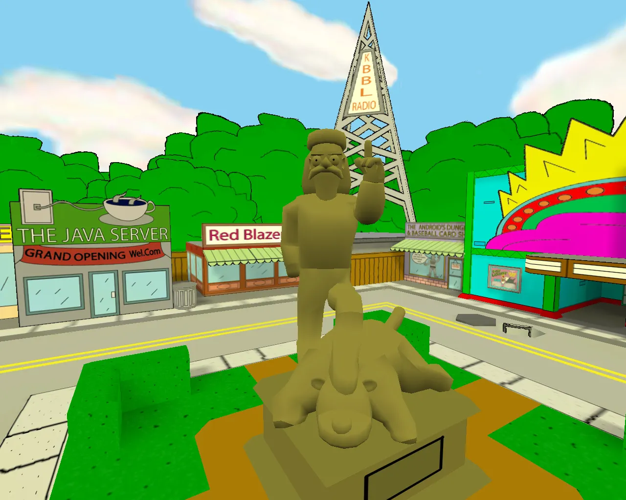 Карта de_simpsons для CS 1.6: Тактические нюансы и детали — скриншот 4