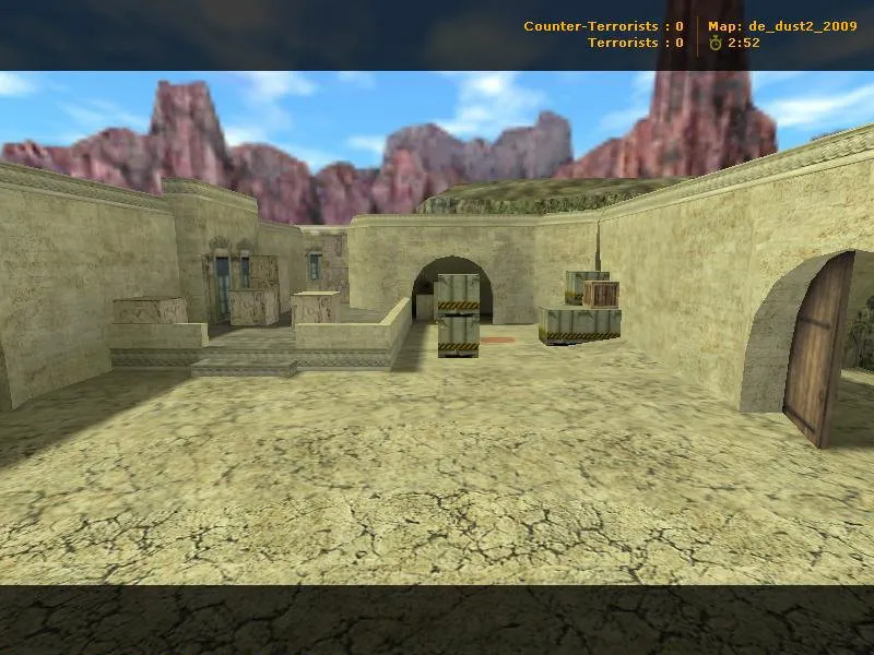 Скачать de_dust2_2009 для CS 1.6: баланс сторон, точки под плент и раундовые схемы - Скриншот
