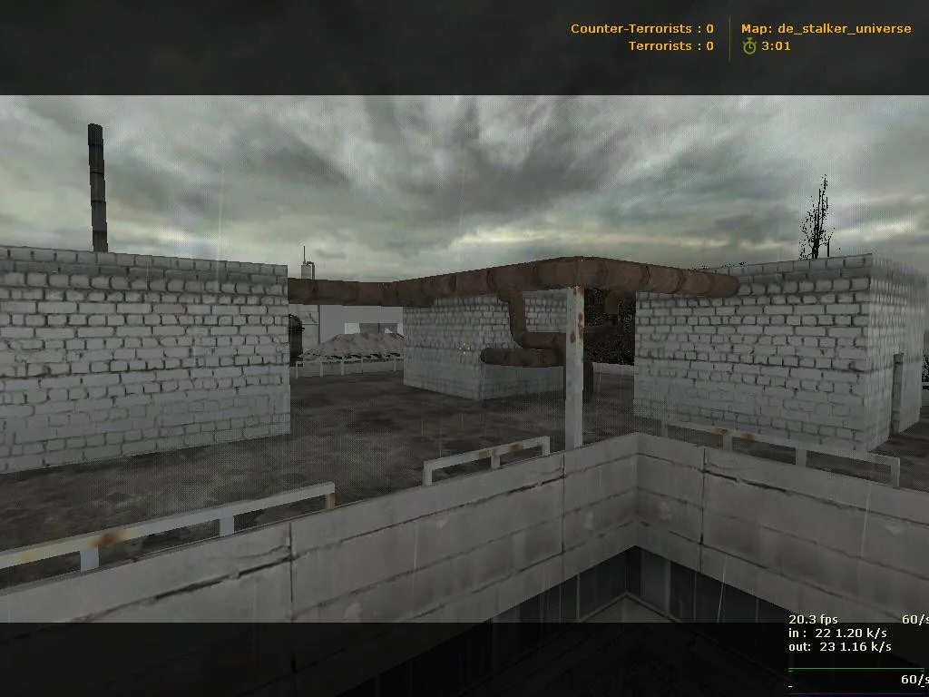 Скачать Карта de_stalker_universe для CS 1.6 - Оптимизация и Тактика - Скриншот
