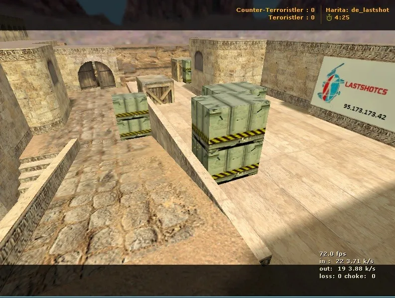 Скачать Карта de_lastshot для CS 1.6: тактика и особенности - Скриншот