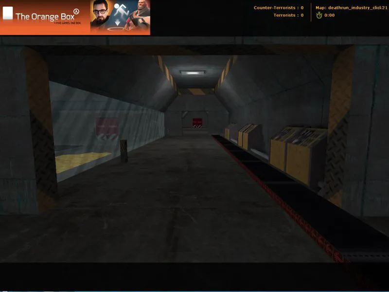 Скачать deathrun_industria_click21 карта для CS 1.6: точки, раунды, .nav и оптимизация - Скриншот