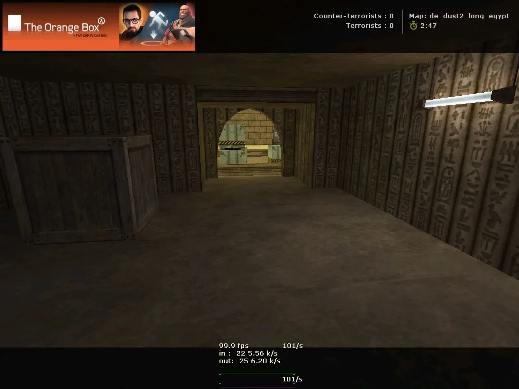 Скачать Карта de_dust2_long_egypt для CS 1.6: точки, маршруты, .nav, оптимизация wpoly/epoly - Скриншот