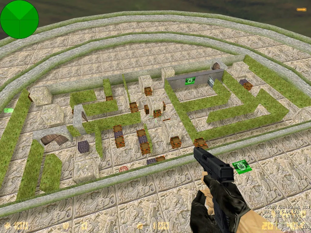 Скачать Карта de_xna_chikana для CS 1.6 - загрузите и играйте на новых аренах - Скриншот