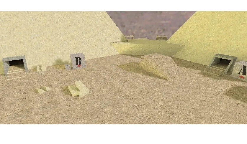 Скачать Карта de_pyramids_mrcx для CS 1.6 - Тактические особенности и обзор - Скриншот
