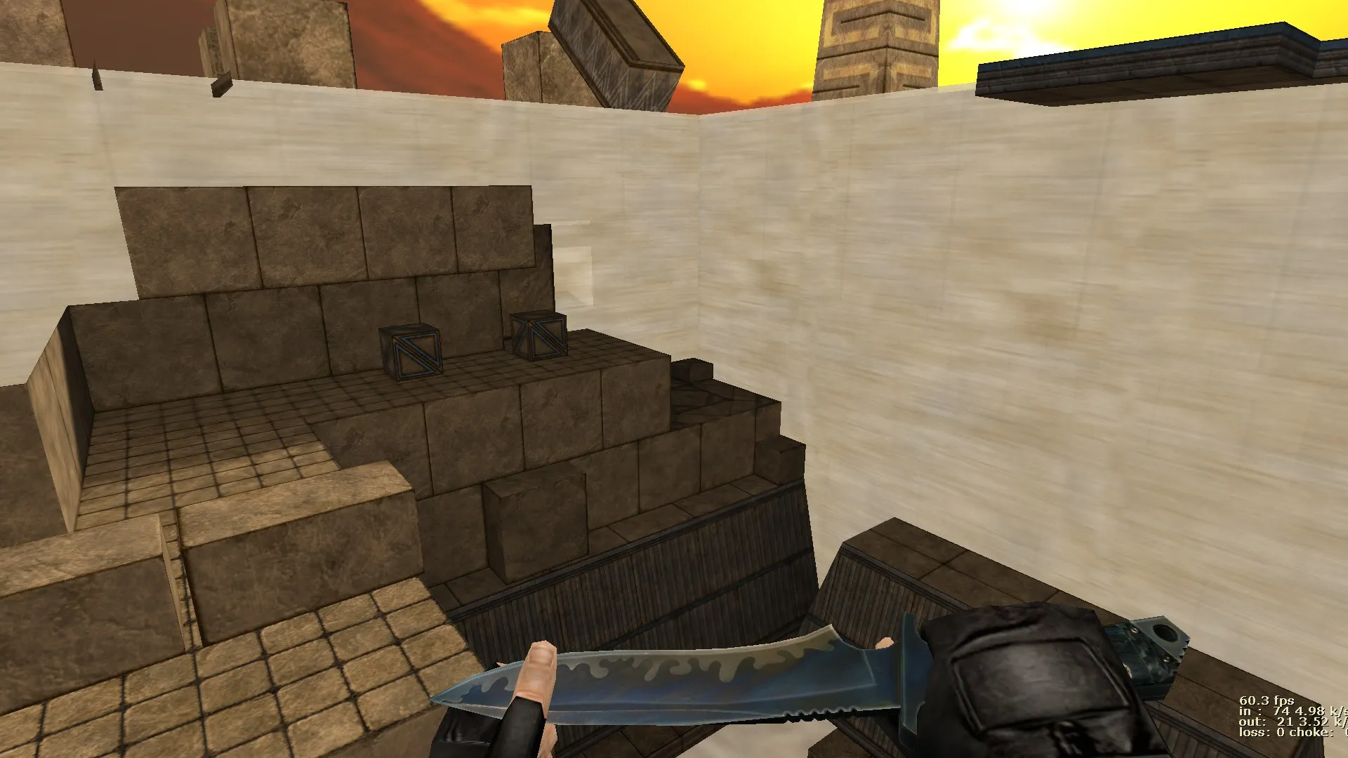 Скачать deathrun_icarus2 — карта deathrun для CS 1.6: ловушки, раунды, точки и оптимизация - Скриншот