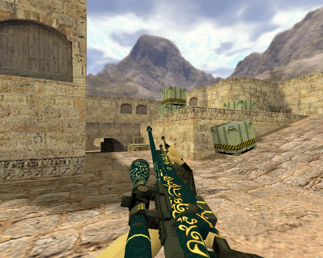 Скачать Модель AWP Вавилон для CS 1.6 - Уникальная и качественная - Скриншот