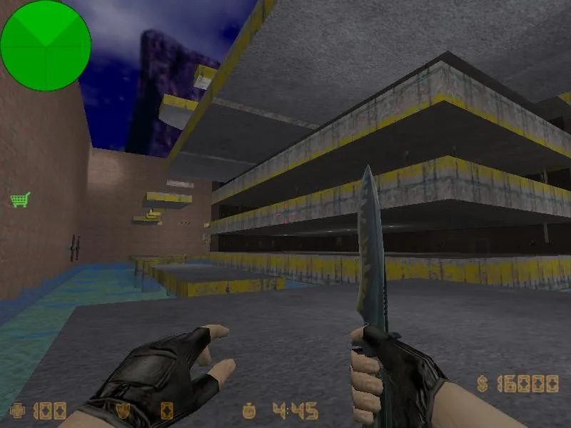 Скачать deathrun_form для CS 1.6: карта deathrun с точками, ловушками и поддержкой ботов - Скриншот