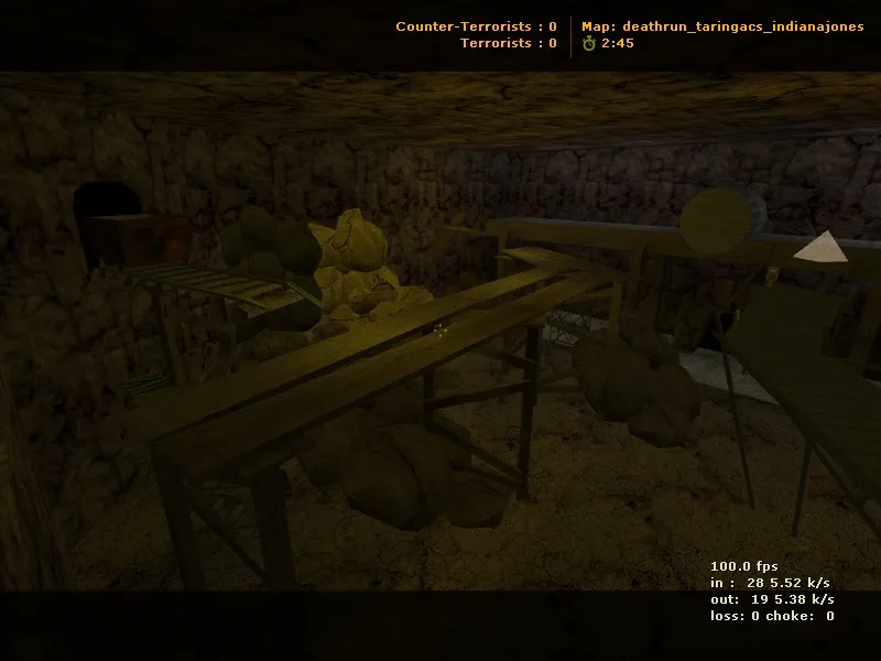 Скачать deathrun_taringacs_indianajones — deathrun карта для CS 1.6: точки, обходы, боты и оптимизация - Скриншот