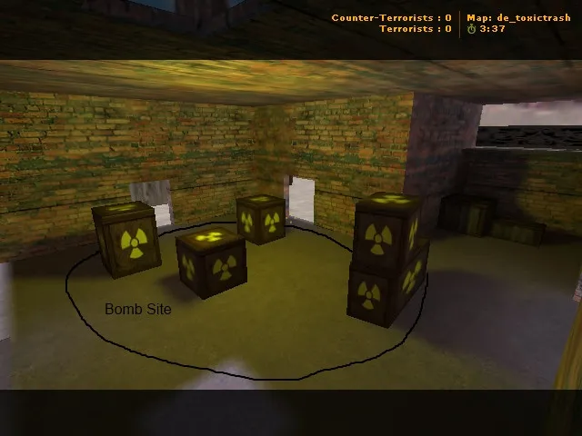 Скачать Карта de_toxicwaste для CS 1.6 - Погружение в атмосферу опасности - Скриншот