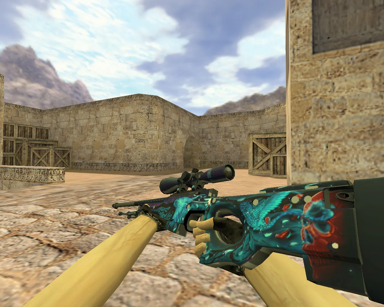 Скачать Модель AWP Смертоносные птицы для CS 1.6 - Уникальный скин - Скриншот