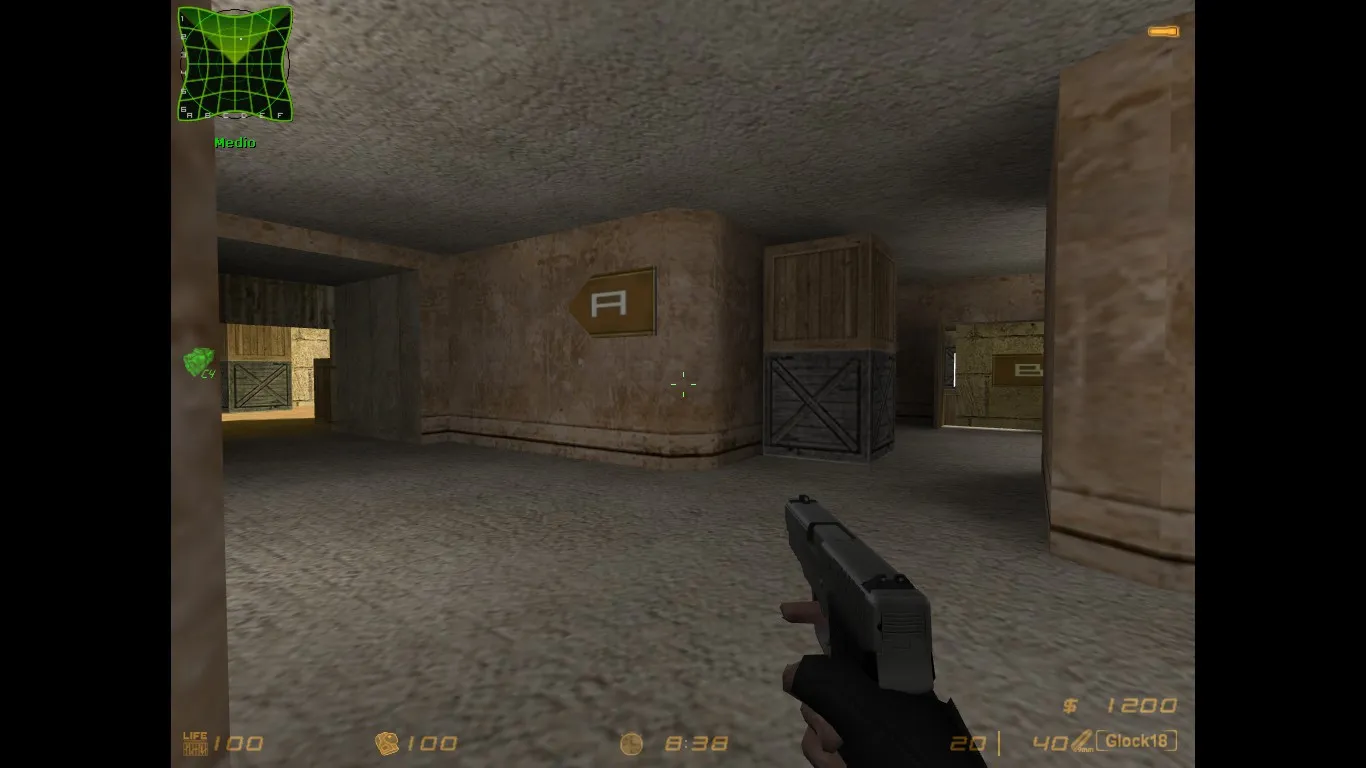 de_gamebanana карта для CS 1.6: баланс сторон, точки, .nav и оптимизация wpoly/epoly — скриншот 8