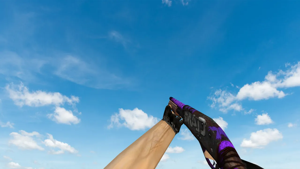 Скачать Модель «Sawed-off Purple Maniac» для CS 1.6 - Скриншот