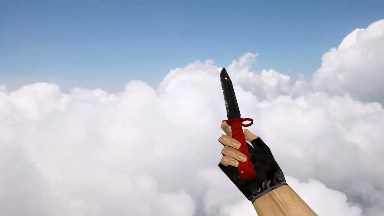 Скачать Модель ножа v_ Bayonet Nitro + p_ и w_ для CS 1.6: звуки, анимация осмотра, текстуры - Скриншот