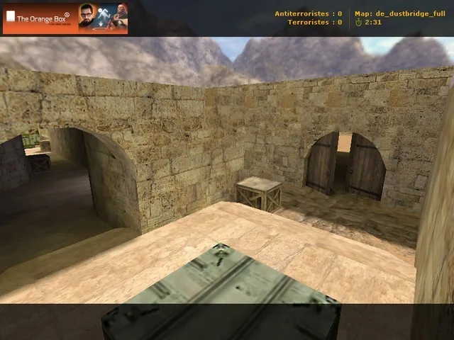 Скачать de_dustbridge_full для CS 1.6: тактики за Т и КТ, точки, .nav, оптимизация wpoly/epoly - Скриншот
