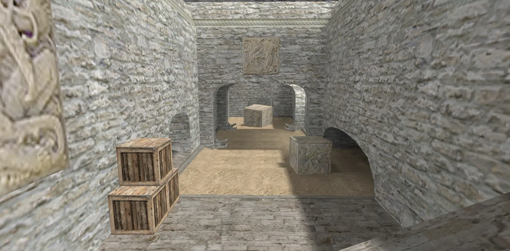 de_aztec5 карта для CS 1.6: тактика за Т и КТ, точки, .nav, оптимизация, wpoly/epoly — скриншот 6