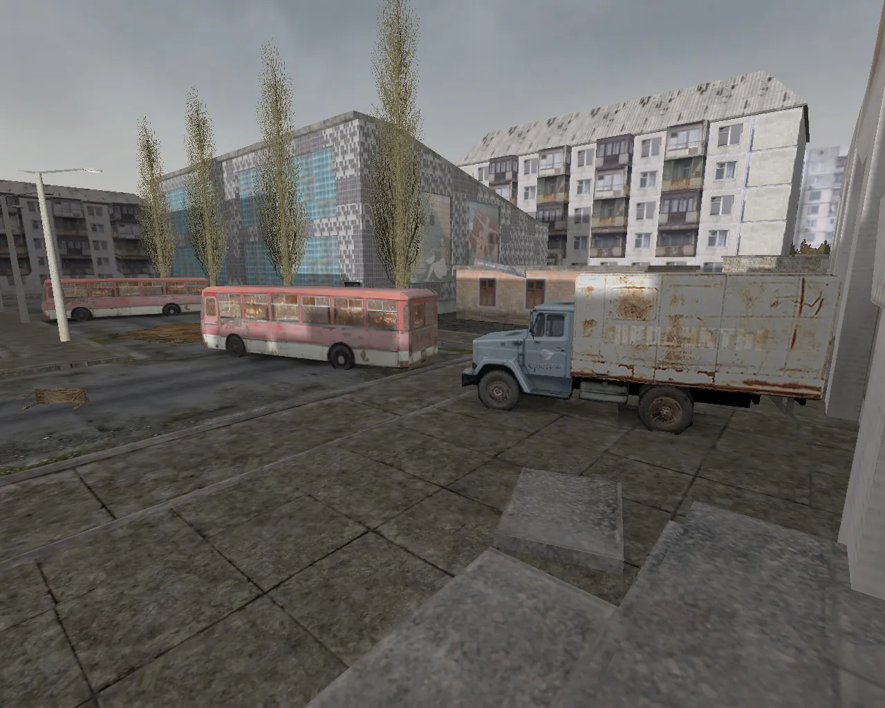 Скачать Карта de_chernobyl для CS 1.6: точки, маршруты, .nav для ботов и оптимизация wpoly/epoly - Скриншот