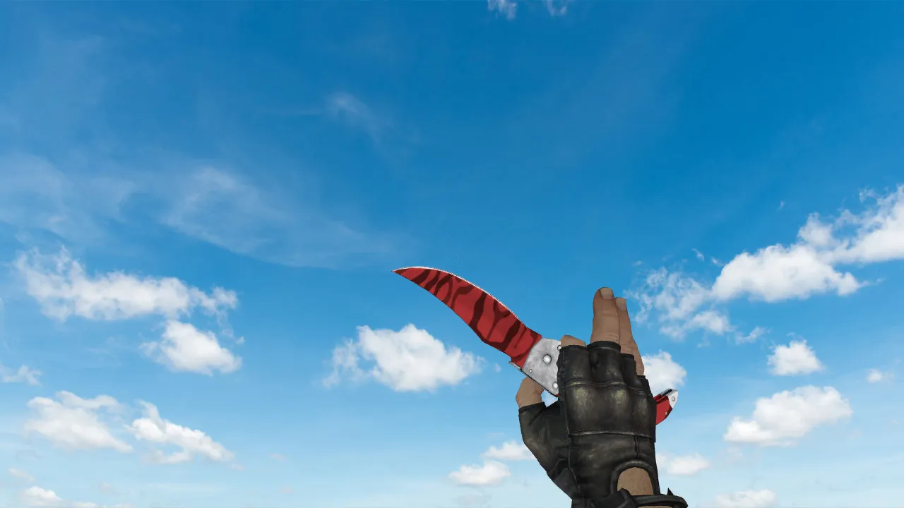 Модель ножа Фальшион «Убийство» для CS 1.6: v_, p_, w_ модели, звуки, анимация осмотра — скриншот 2