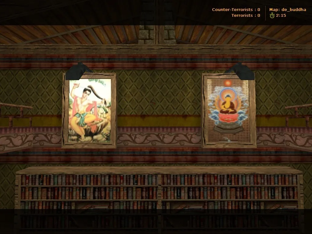 Скачать Карта de_buddha для CS 1.6: точки, раунды, .nav для ботов и оптимизация wpoly/epoly - Скриншот
