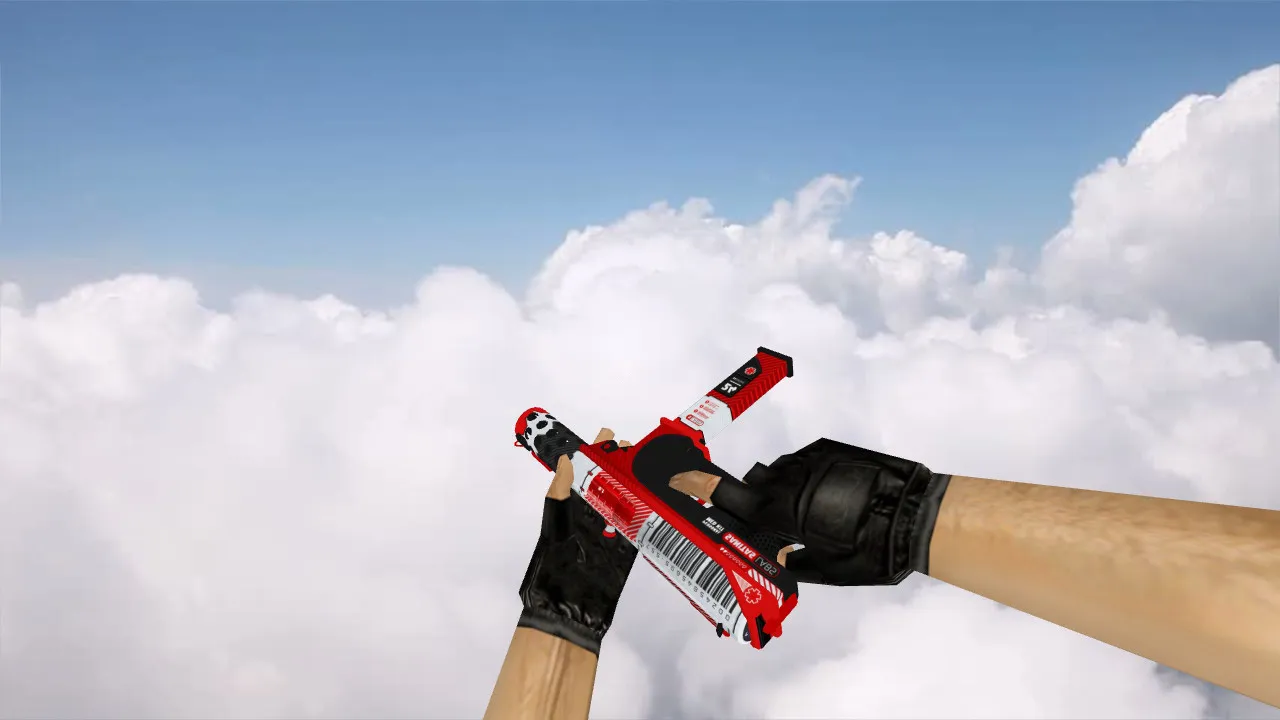 Скачать Модель TEC-9 First Aid для CS 1.6 - Высококачественная модель оружия - Скриншот