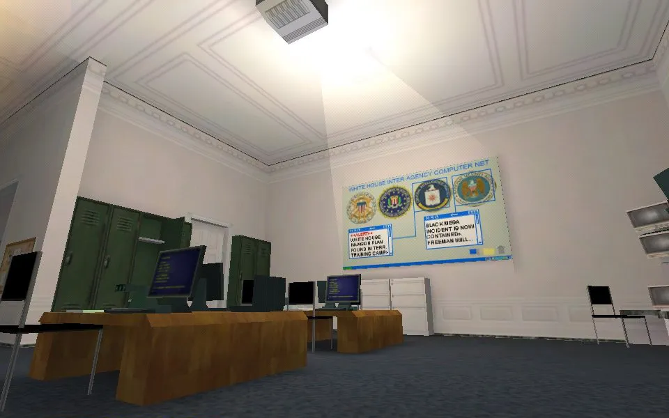 Скачать Карта de_whitehouse для CS 1.6 - Тактики и особенности - Скриншот