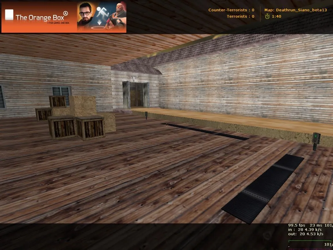 Скачать deathrun_siano для CS 1.6: тактика за команду и против trap-стратегий, точки, раунды и настройка сервера - Скриншот