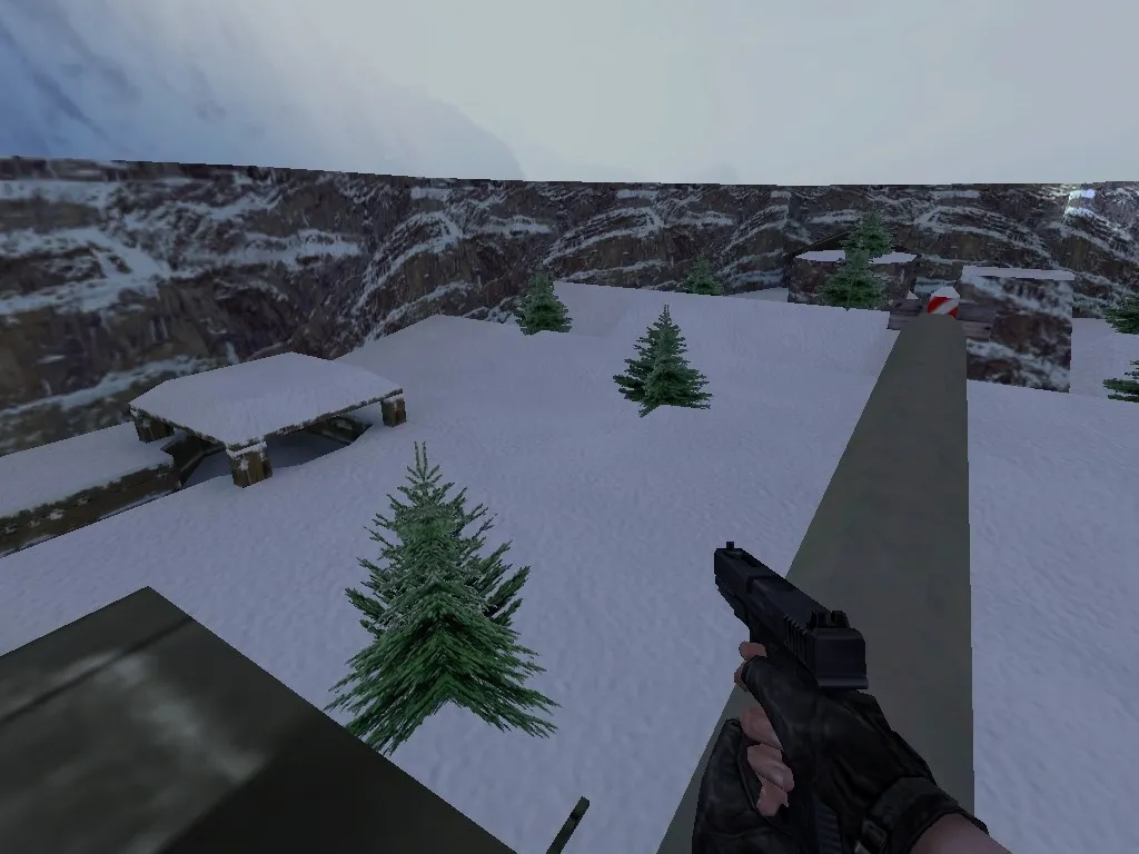 Скачать Карта xmas_crazytank для CS 1.6 - тактический геймплей и баланс - Скриншот