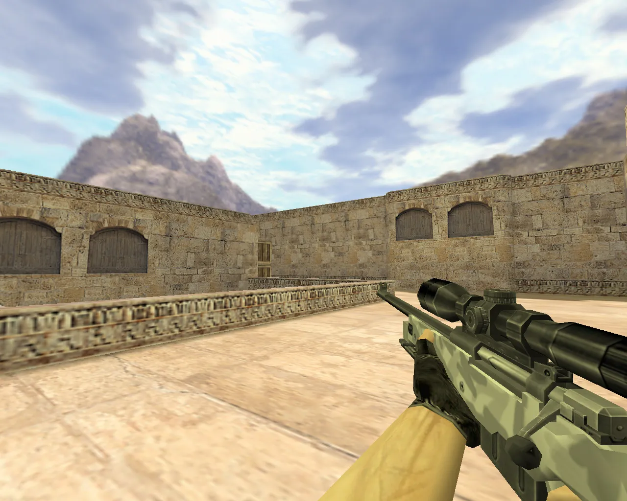 Скачать Модель «AWP Зимний камуфляж» для CS 1.6 - Скриншот