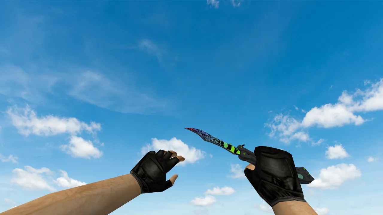Скачать Модель v_knife и p_knife Butterfly Knife Superfurry для CS 1.6: звуки, анимация осмотра, качество текстур - Скриншот