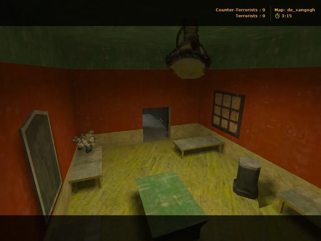Скачать Карта de_vangogh для CS 1.6: Тактический анализ и особенности - Скриншот