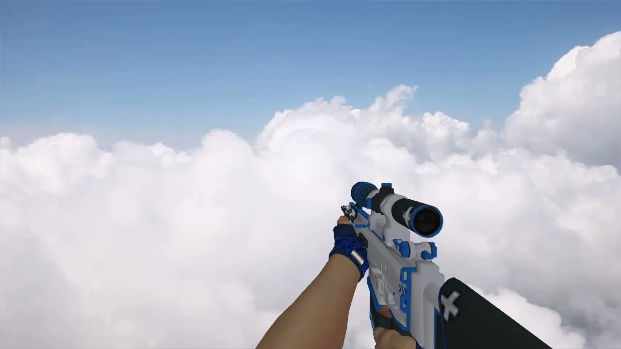 Пак моделей оружия «Hand Wraps Cobalt Skulls Pack» для CS 1.6: v_ p_ w_ модели, звуки, анимация осмотра и текстуры — скриншот 23