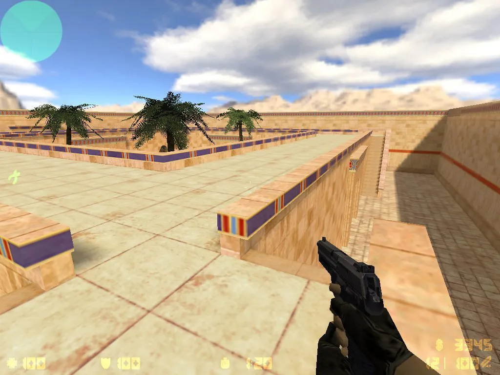 Скачать Карта de_temple_aegypt для CS 1.6 – Тактические возможности и детали - Скриншот