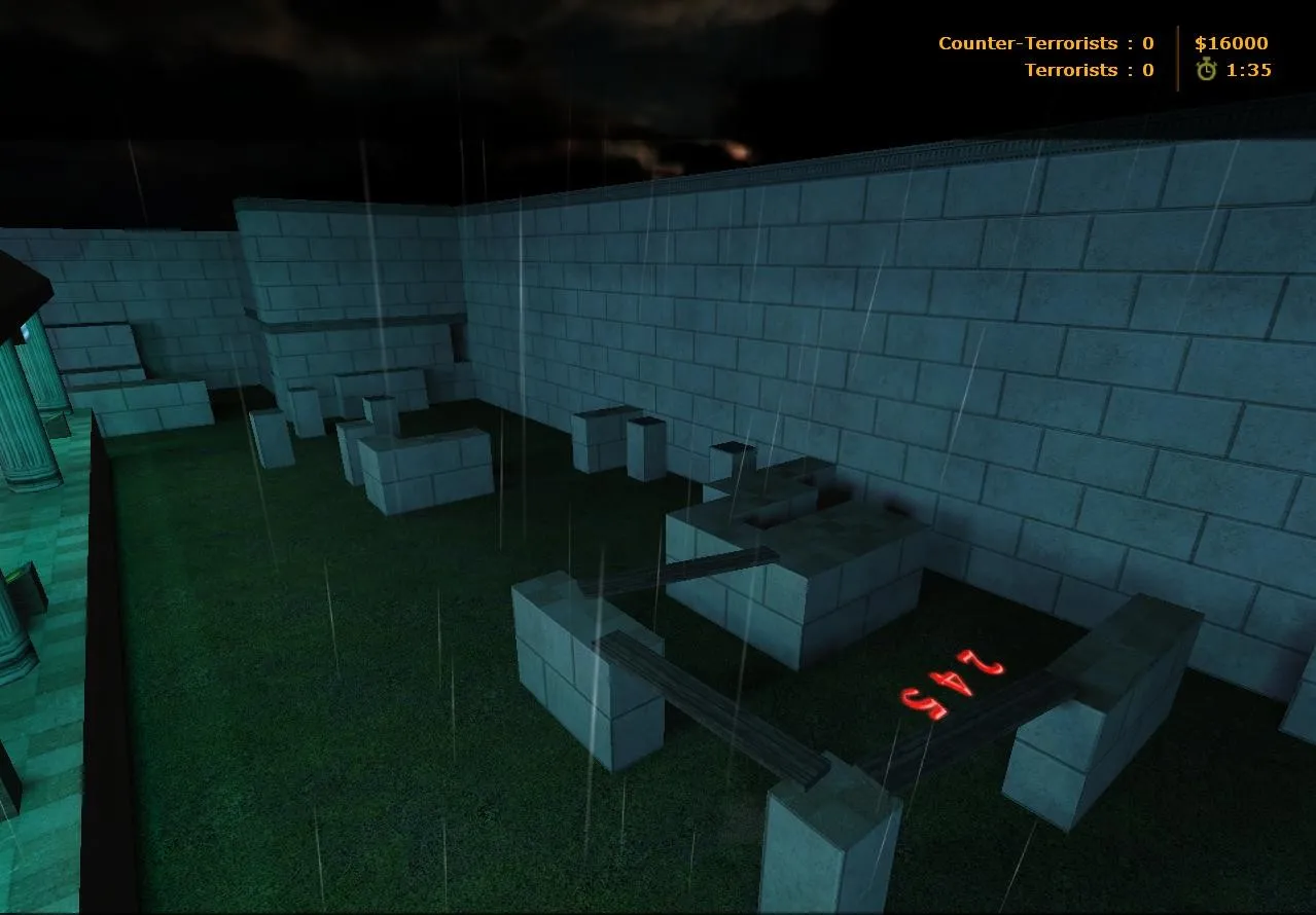 Скачать deathrun_hell1337_fix для CS 1.6: баланс точек, .nav для ботов и оптимизация wpoly/epoly - Скриншот