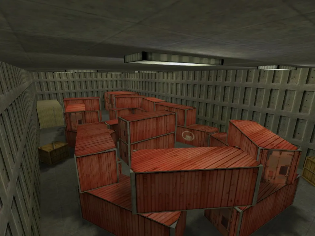 Скачать Карта de_warehousev2 для CS 1.6: анализ и стратегии - Скриншот