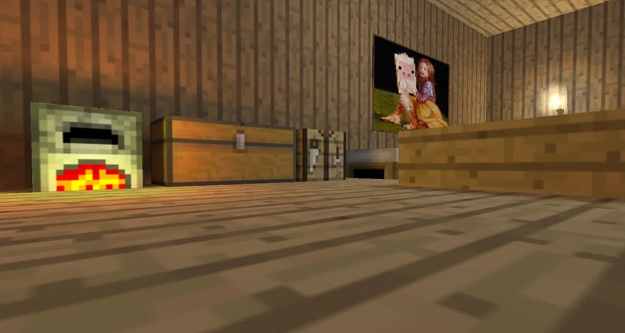 Карта de_minecraft_j_final для CS 1.6 - Стратегические точки и оптимизация — скриншот 9