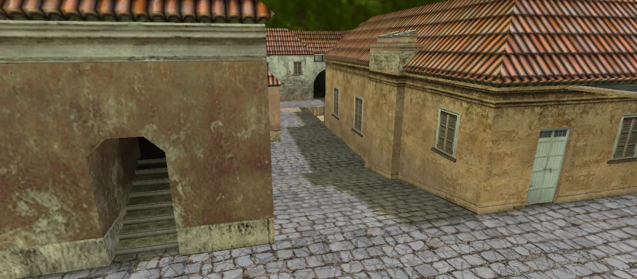 Скачать Карта de_inferno16b для CS 1.6: анализ и тактика - Скриншот