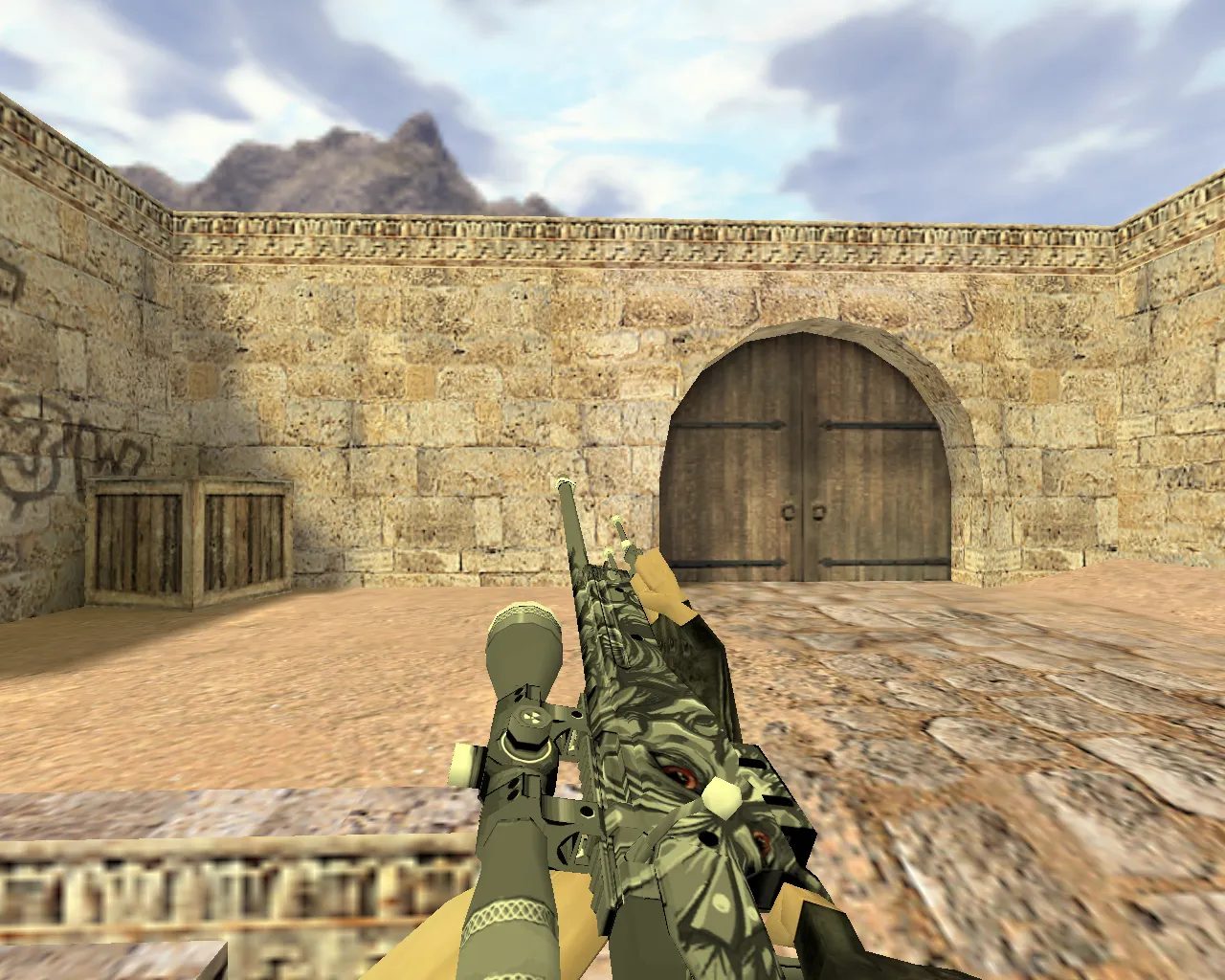 Скачать Модель AWP Дымовая завеса для CS 1.6 - Качество и точность - Скриншот